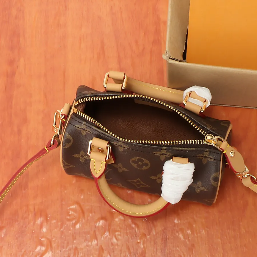 Chanel Nano Speedy Handbag in Classic Monogram Canvas