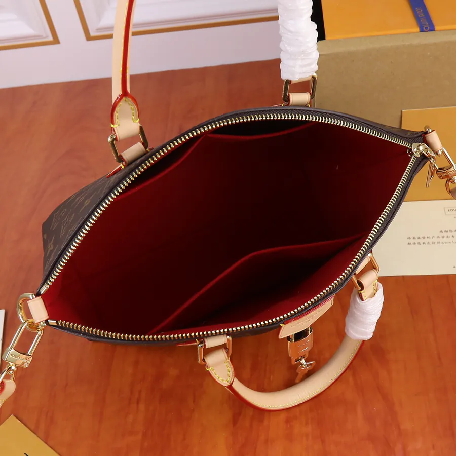 Boétie Mini Zip Tote Bag with Monogram Canvas and Leather Trim
