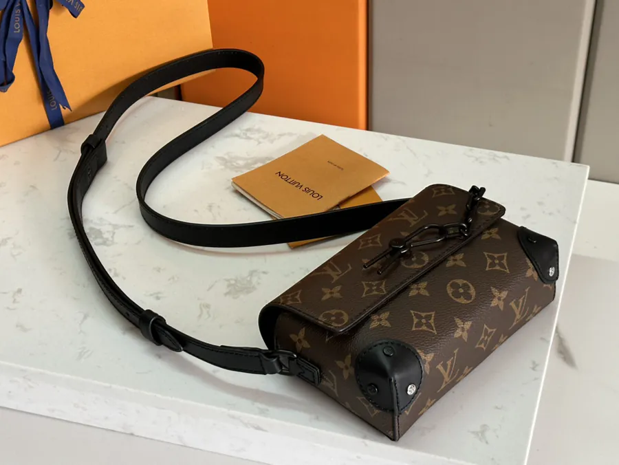 Louis Vuitton Steamer Mini Tote with Monogram Eclipse Canvas
