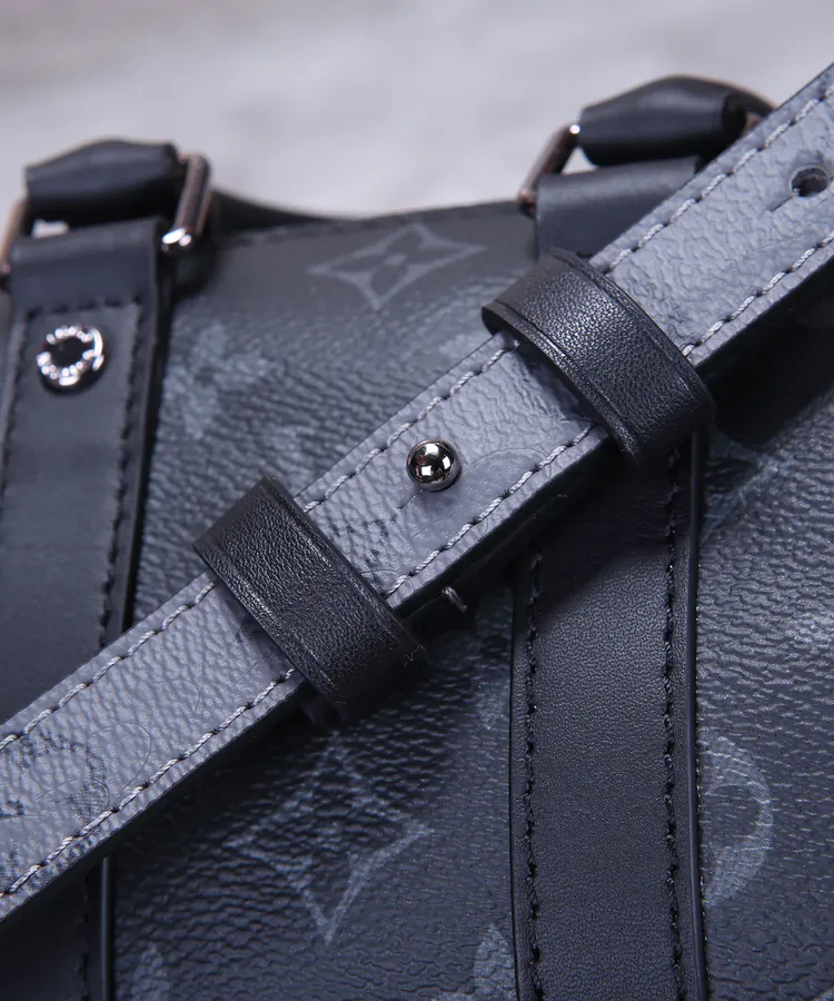 Chanel Speedy Pillow Bag XS Size, Monogram Canvas with Calfskin Trim
