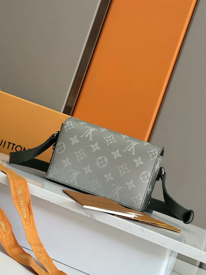 Steamer Mini Tote with Monogram Eclipse Reverse Canvas and Leather Trim