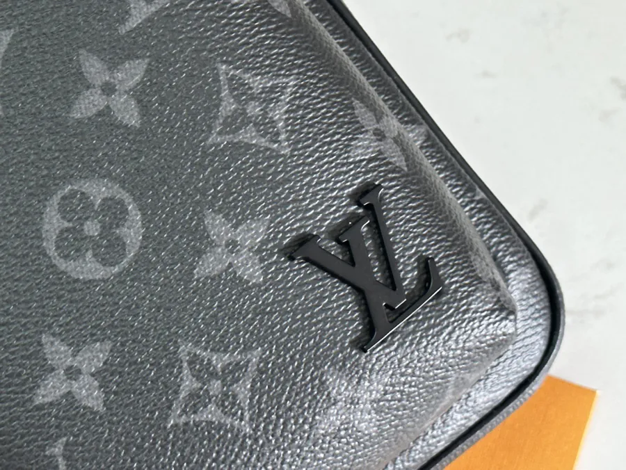 Avenue Tote with Monogram Macassar Canvas and Leather Trim