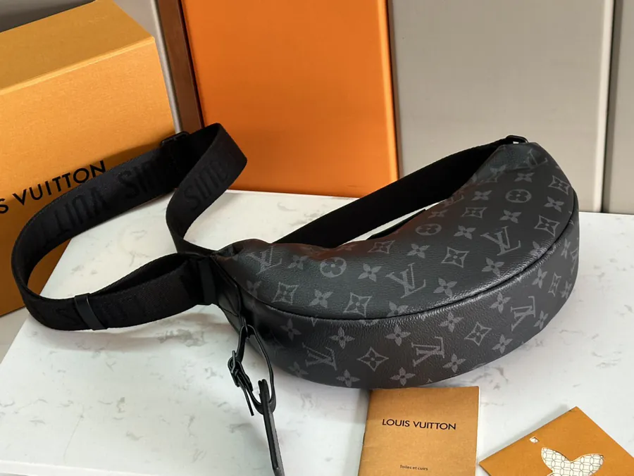 Hamac Mini Tote Monogram Eclipse Canvas with Leather Trim