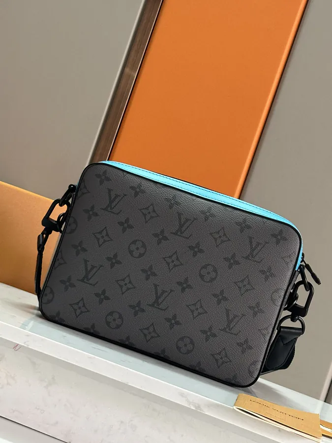 Louis Vuitton Trio Briefcase with Monogram Eclipse Reverse Canvas