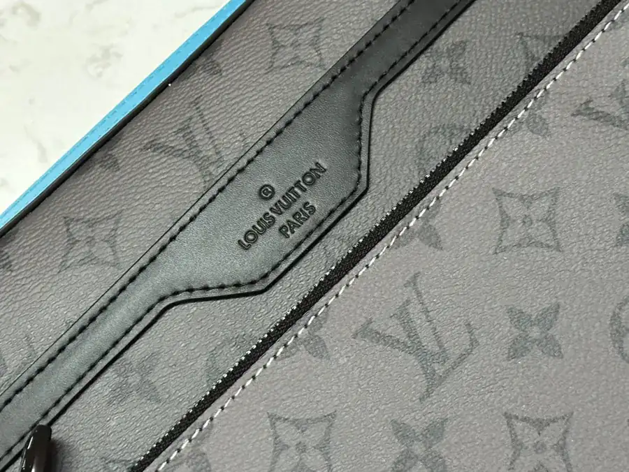 Louis Vuitton Trio Briefcase with Monogram Eclipse Reverse Canvas