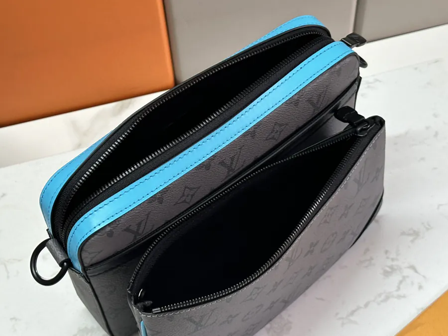 Louis Vuitton Trio Briefcase with Monogram Eclipse Reverse Canvas