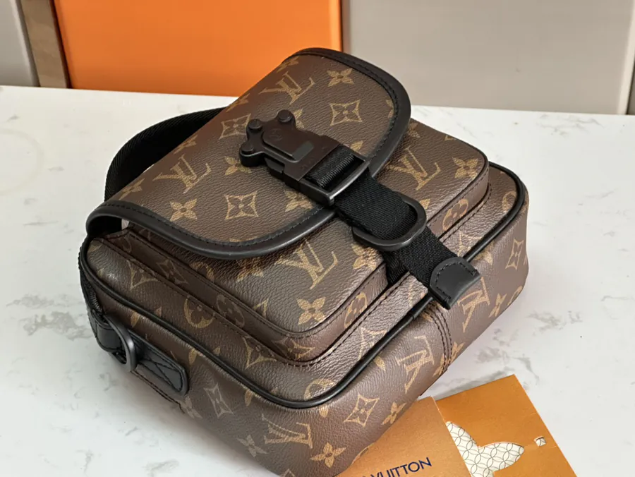 Louis Vuitton Quest Messenger Bag in Monogram Macassar