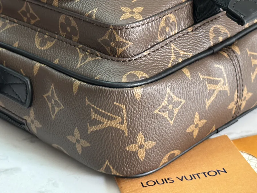 Louis Vuitton Quest Messenger Bag in Monogram Macassar