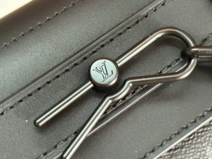 Louis Vuitton Steamer Small Handbag Monogram Eclipse Canvas