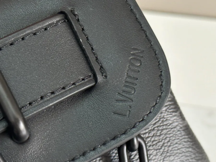 Louis Vuitton Steamer Small Handbag Monogram Eclipse Canvas