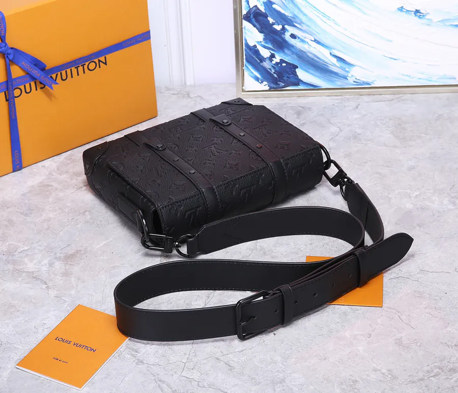 Monogram Eclipse Trunk Mail Bag Small, Premium