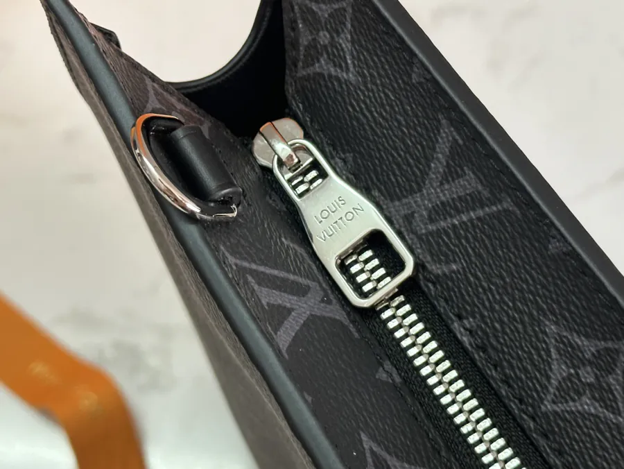 Sac Plat 24H Handbag with Monogram Eclipse Canvas