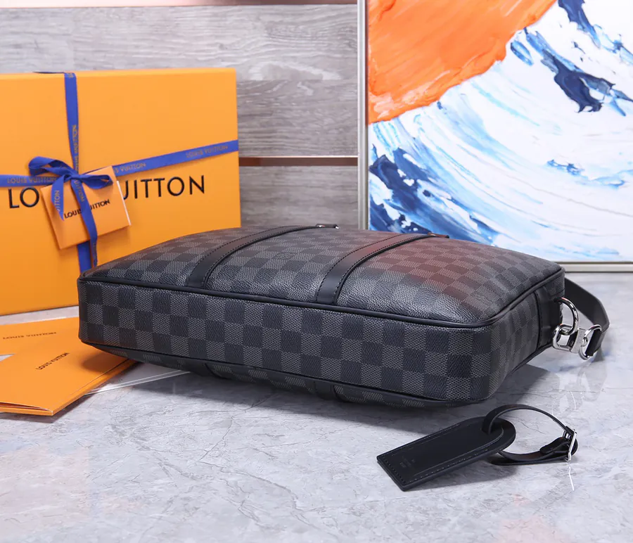 M41478 Damier Graphite Porte Documents Voyage Briefcase