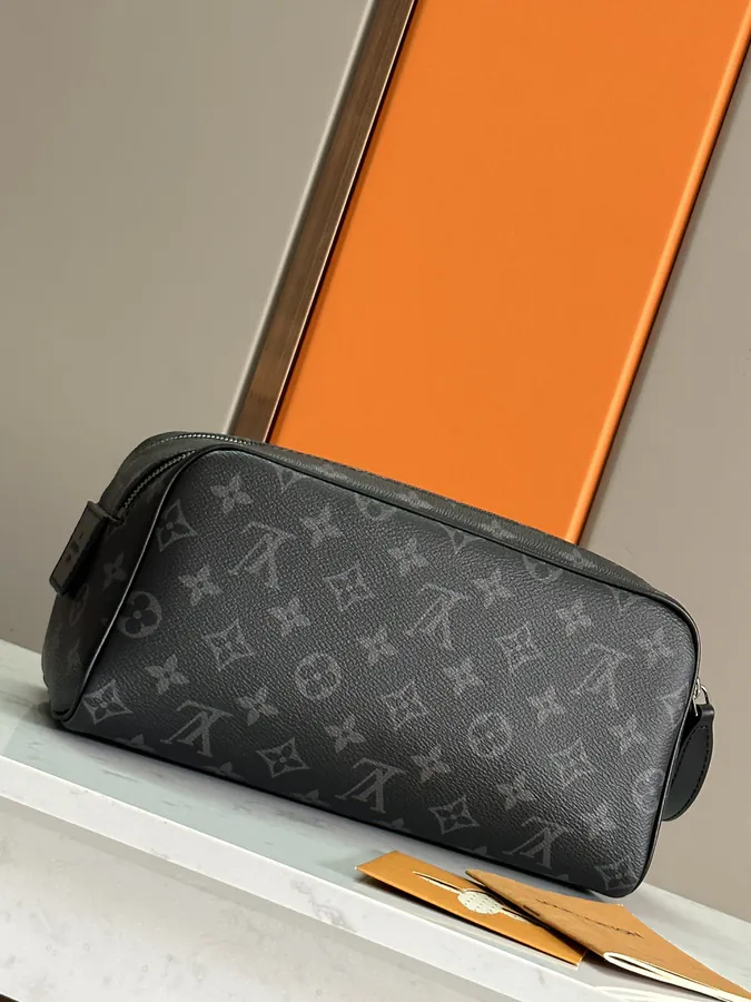 Loer Do Kit Monogram Eipse Canvas Cosmetic Bag