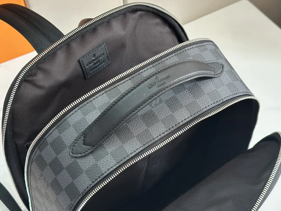 Black Grained Avenue Tote Damier Graphite Canvas