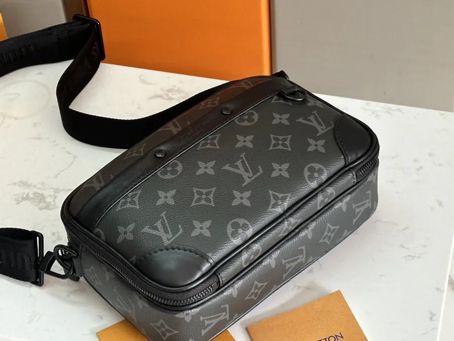 Alpha Mail Bag in Monogram Eclipse Canvas