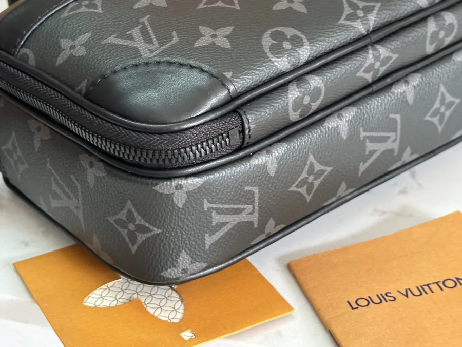 Alpha Mail Bag in Monogram Eclipse Canvas