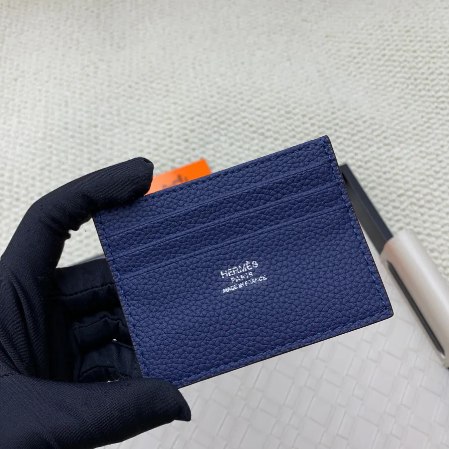 Hermès 2024 New Card Case with Leather Trim