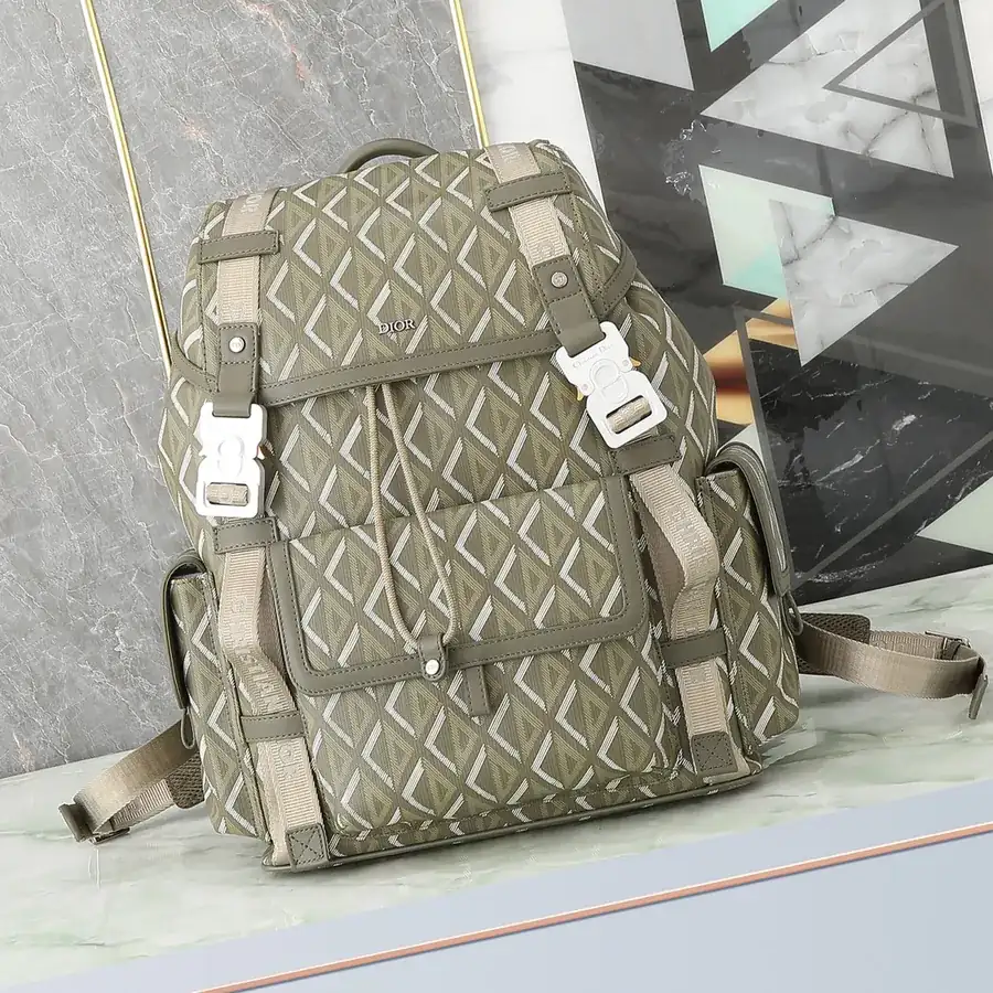 Hit The Road Medium Backpack with Grained Calfskin and Canvas