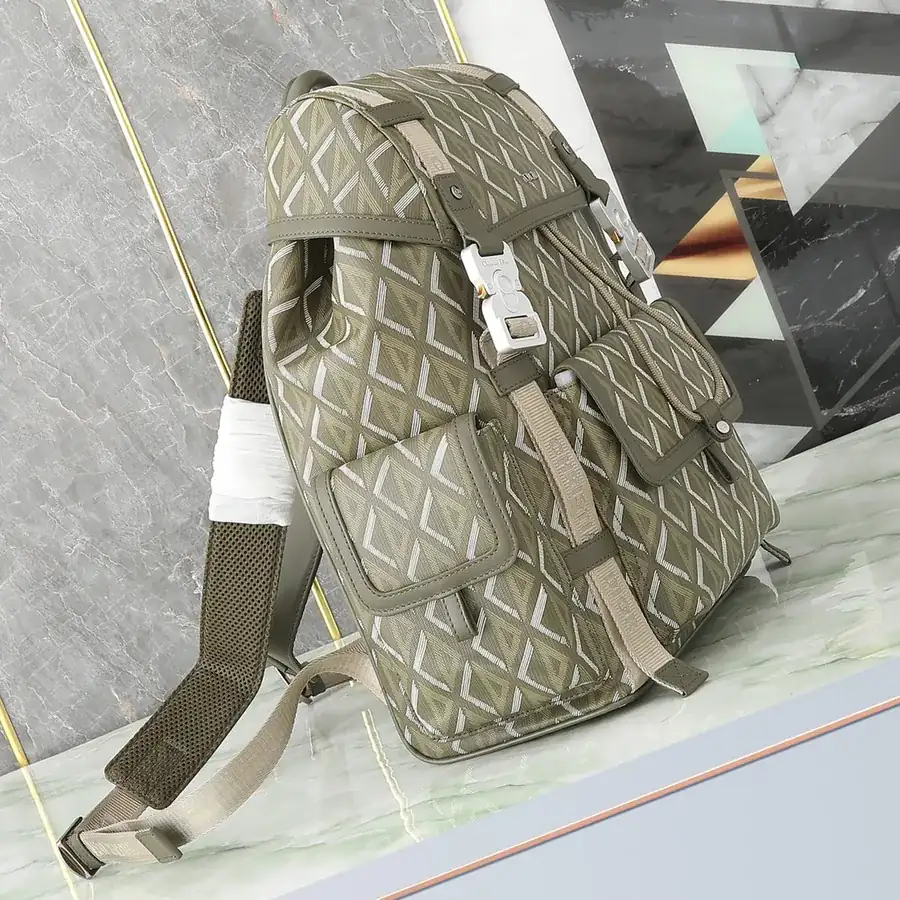 Hit The Road Medium Backpack with Grained Calfskin and Canvas