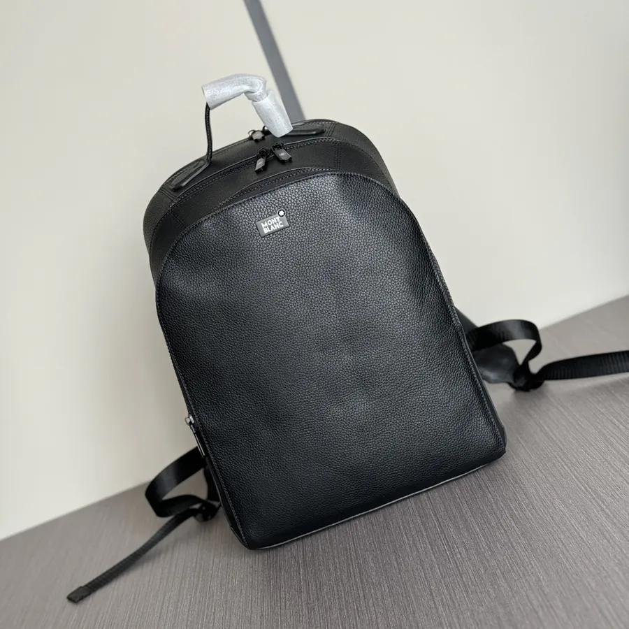 Mondaine Canvas Backpack Premium Leather Design, 8437 6 Size