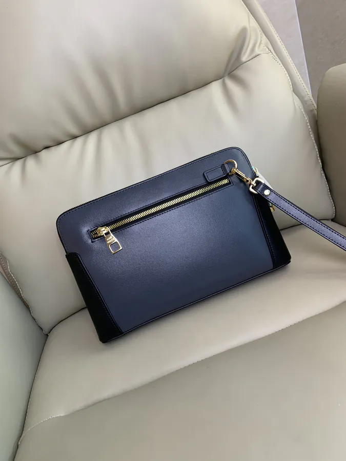 LV Double Zip Password Lock Bucket Bag