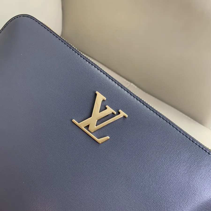 LV Double Zip Password Lock Bucket Bag