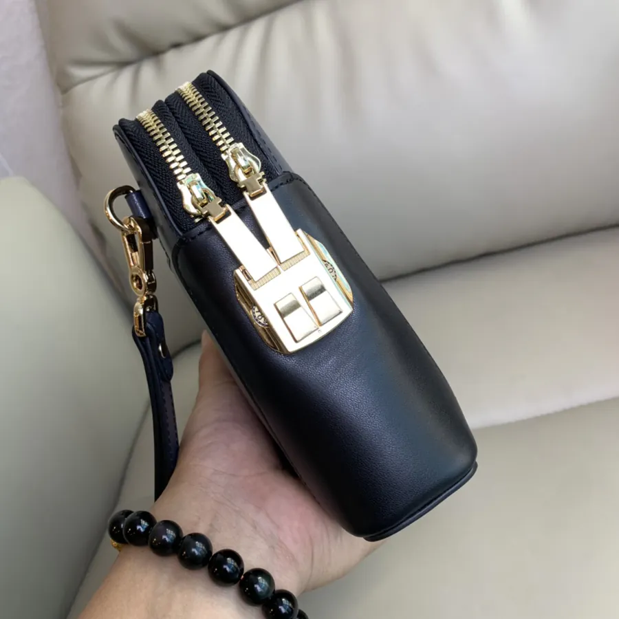 LV Double Zip Password Lock Bucket Bag