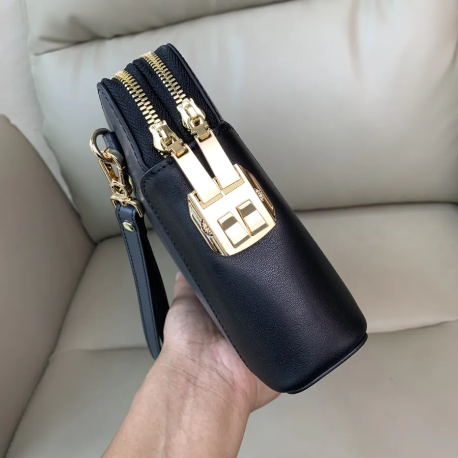 Mighty Dragon Double Zip Password Lock Handbag