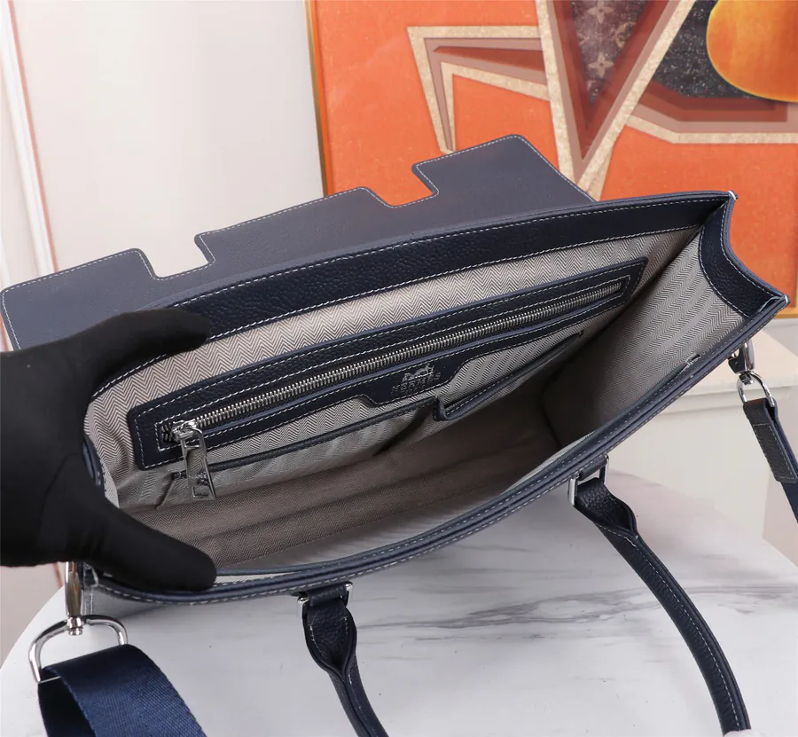 2023 New Arrival Hermes Briefcase with Premium Leather