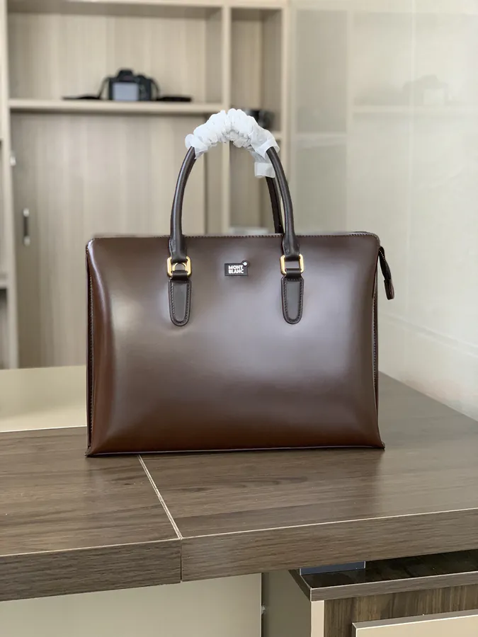Mondaine Premium Leather Briefcase 2023 Latest Trendy Design