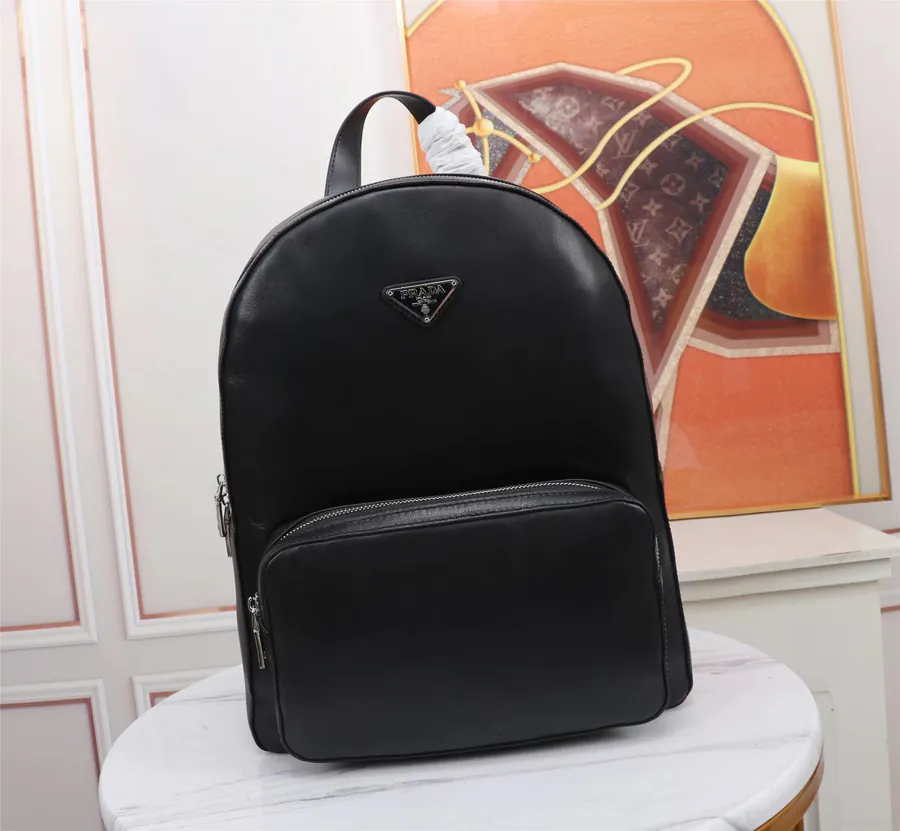 Prada Travel Backpack 2022 New Style, Signature Lines, Functional Design