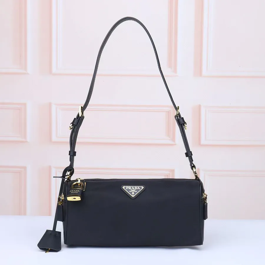 PRADA New Nylon Lock Handle Tote