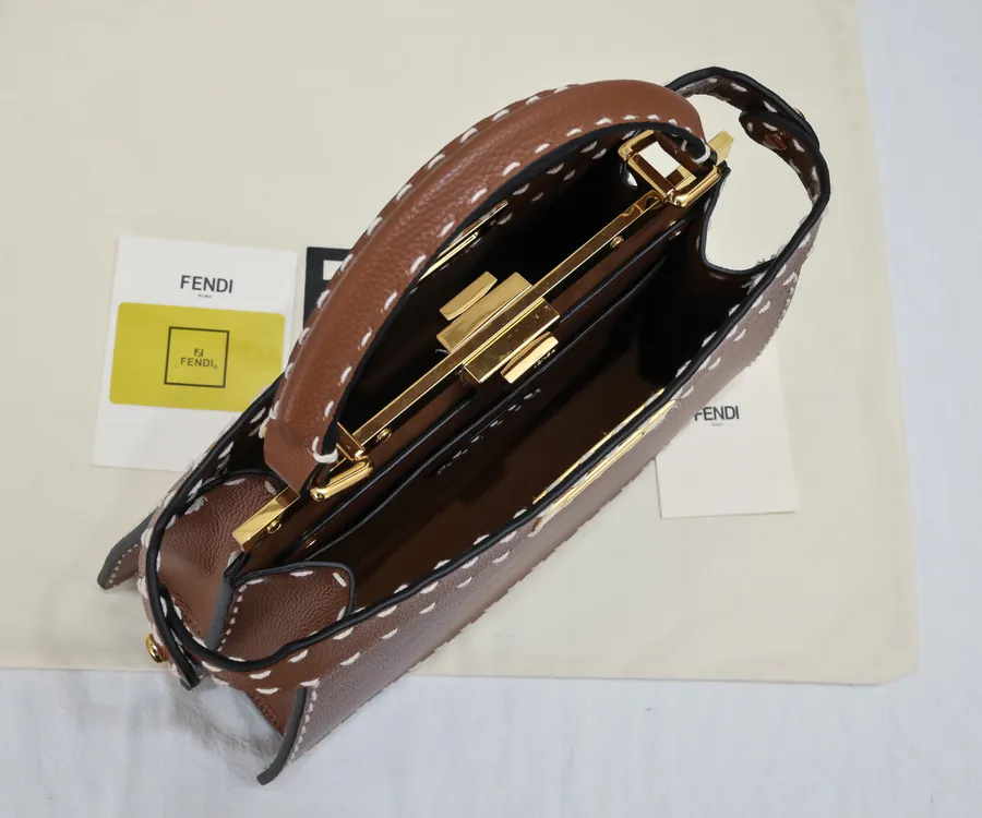 Fendi Peekaboo ISeeU Medium Handbag with Classic Hardware