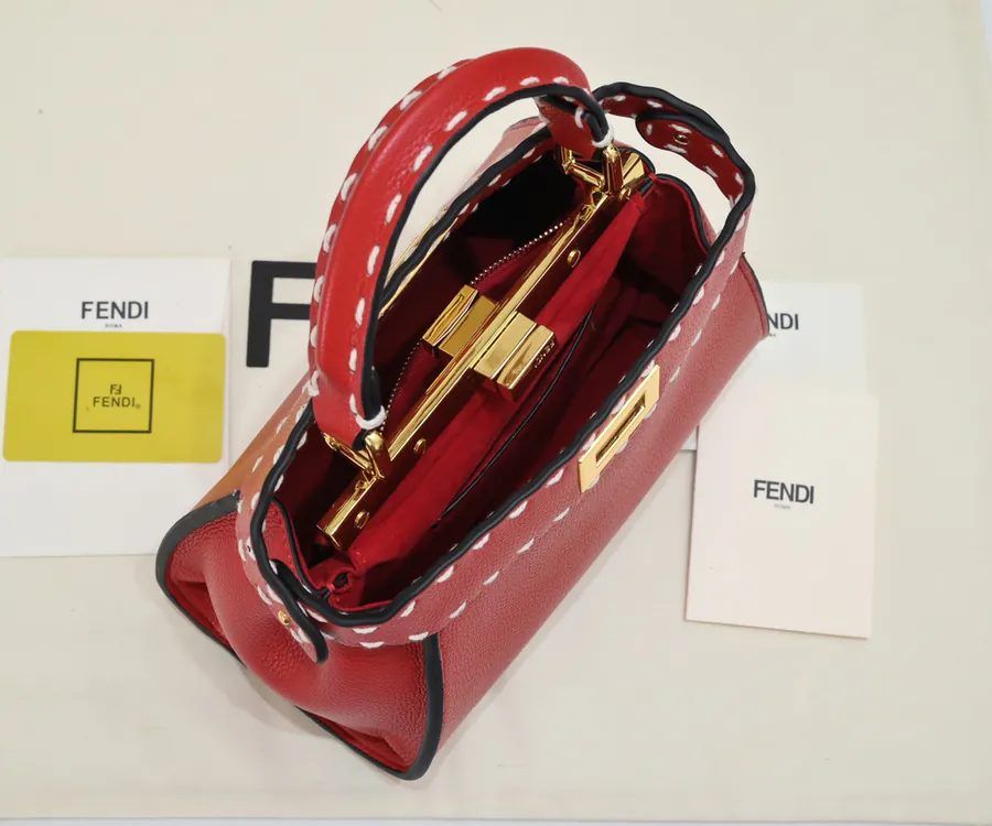 Fendi Peekaboo ISeeU Medium Handbag with Classic Hardware