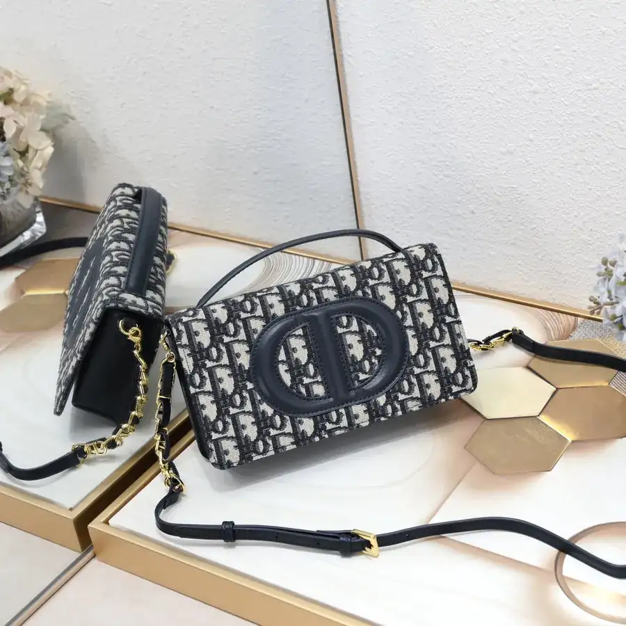 Dior CD Signature Mini Chain Bag