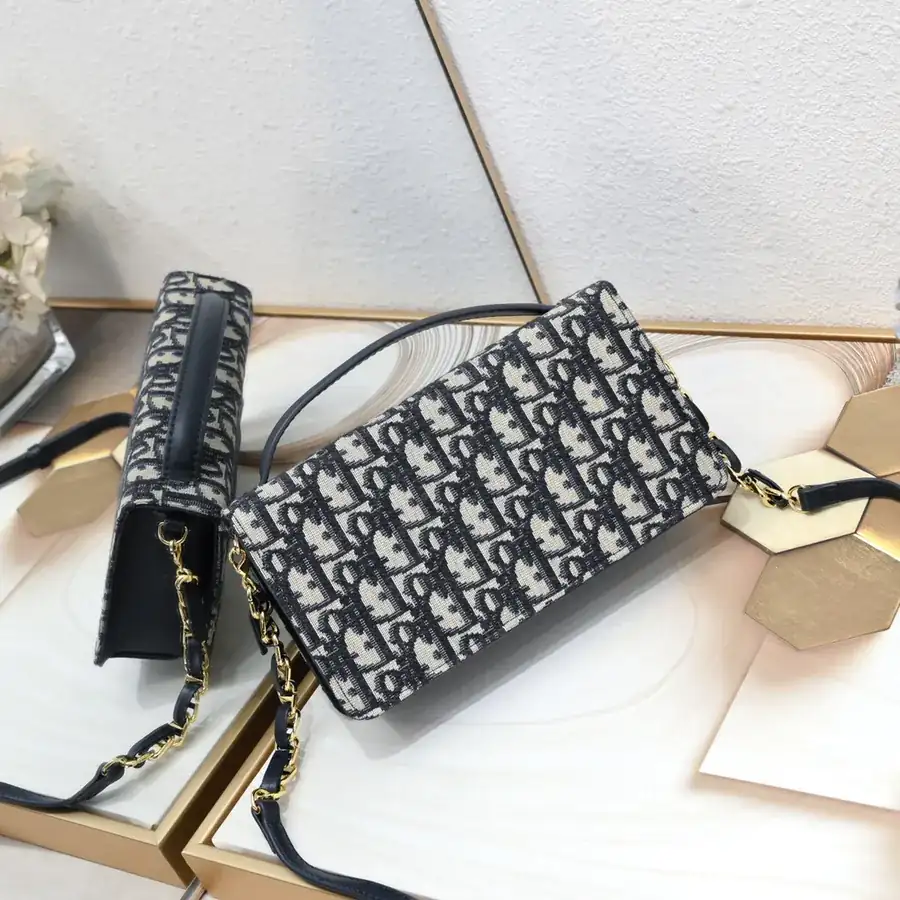 Dior CD Signature Mini Chain Bag