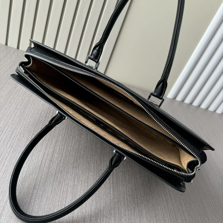 LV Password Lock Briefcase Premium Italian Calfskin, Elegant Design