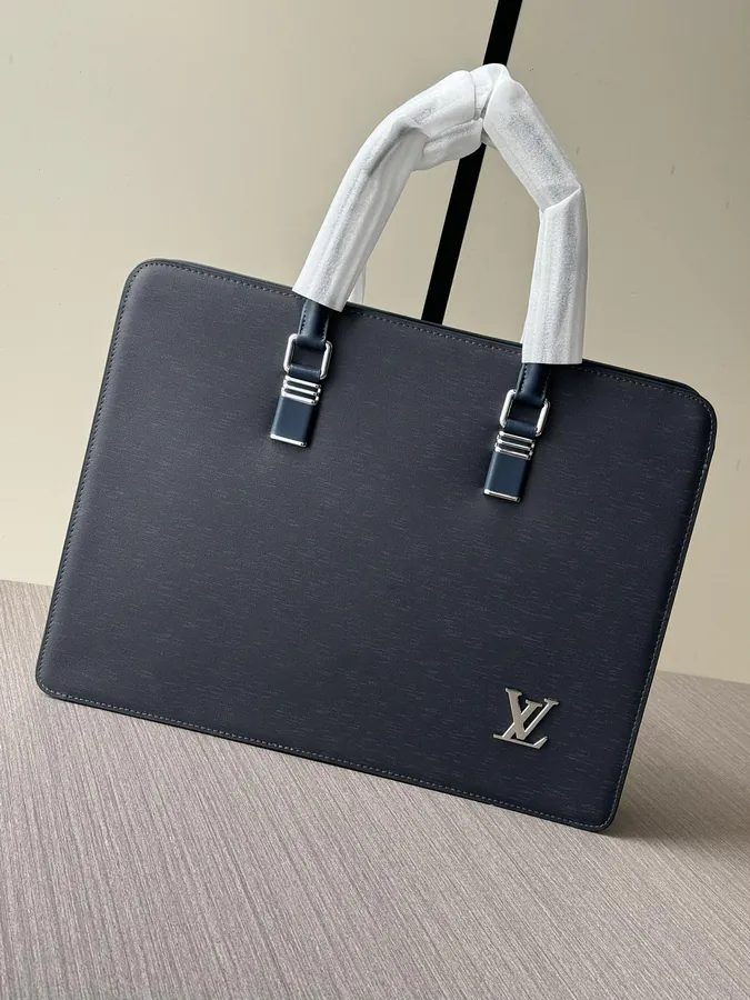 LV Password Lock Briefcase Premium Italian Calfskin