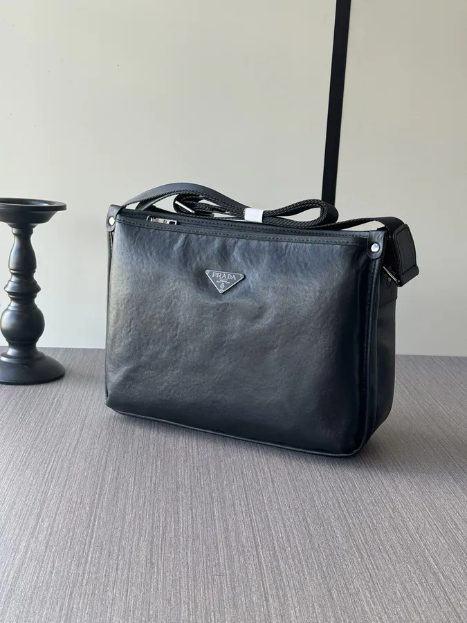 Prada Premium Bucket Bag with Multiple Compartments