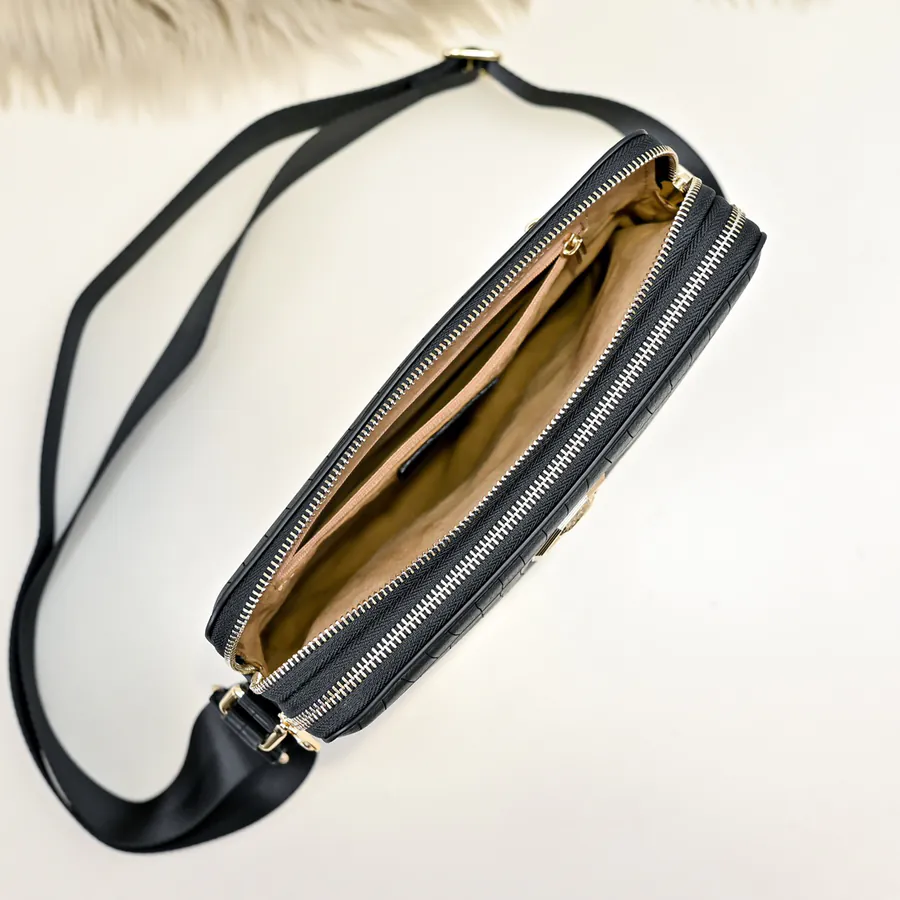 Stefano Ricci Men's Crossbody Bag Double Strap