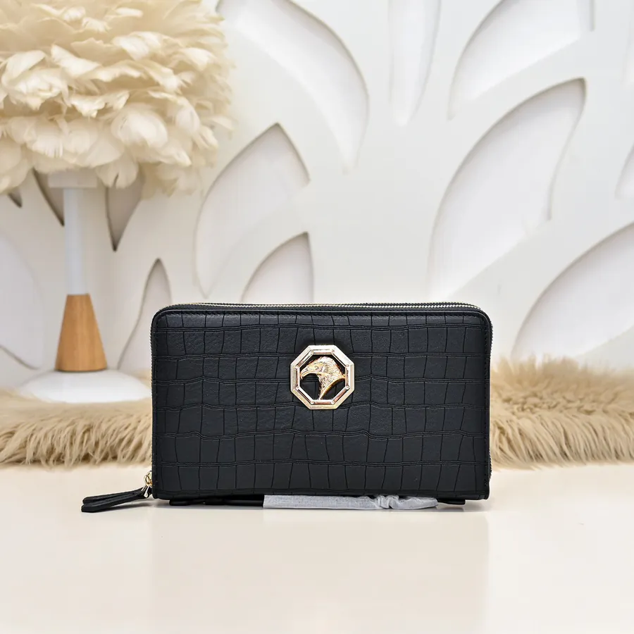 Stefano Ricci Men's Zip Wallet Double Zip