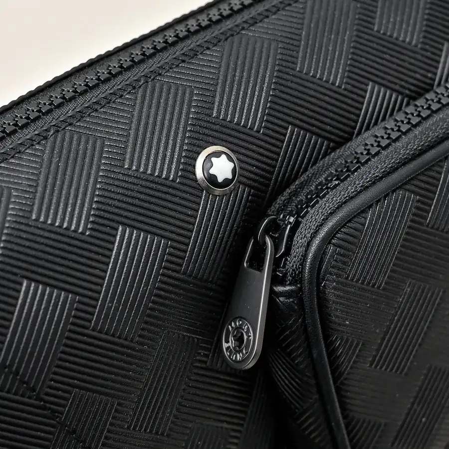 MONT BLANC Men's Crossbody Bag Premium Leather, Elegant Design