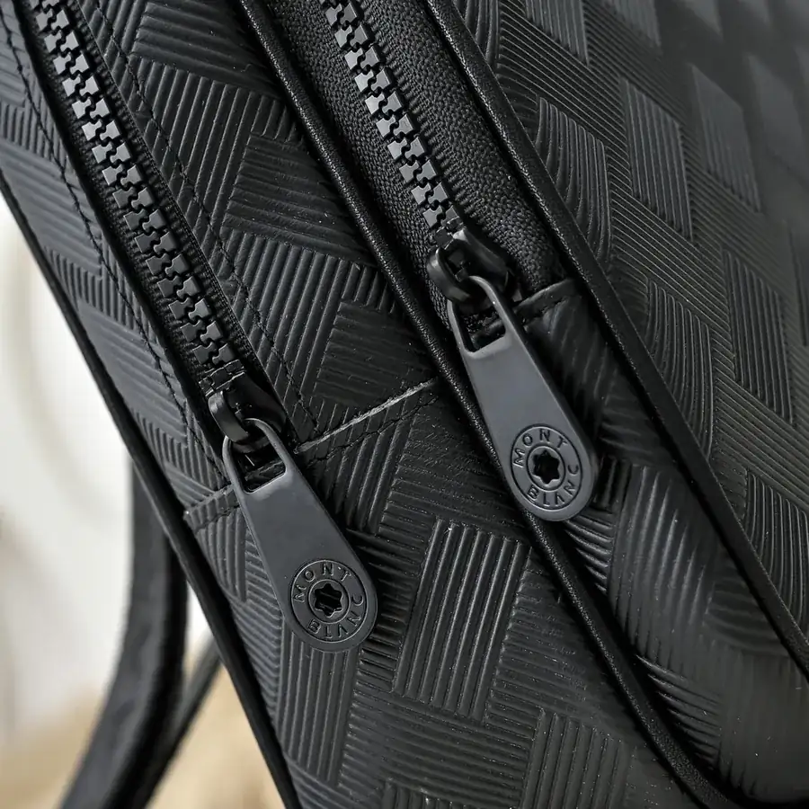 MONT BLANC Men's Crossbody Bag Premium Calfskin, Elegant Design