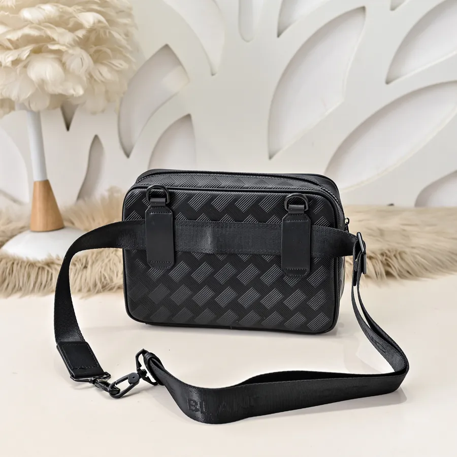 MONT BLANC Men's Crossbody Bag Premium Leather, Elegant Design