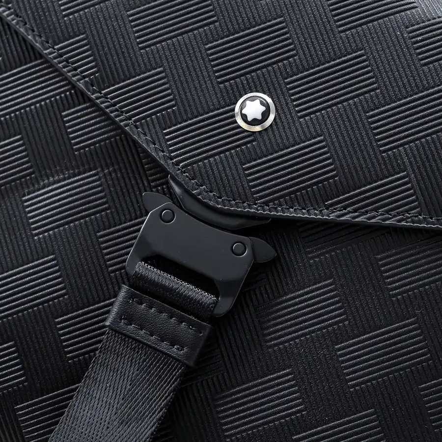 MONT BLANC Men's Crossbody Bag Premium Calfskin, Elegant Design