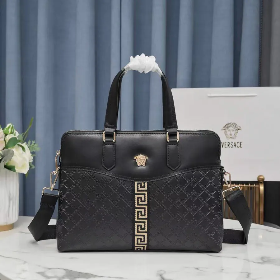 Versace 1178 Men's Briefcase Premium Handbag