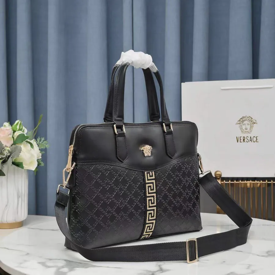 Versace 1178 Men's Briefcase Premium Handbag