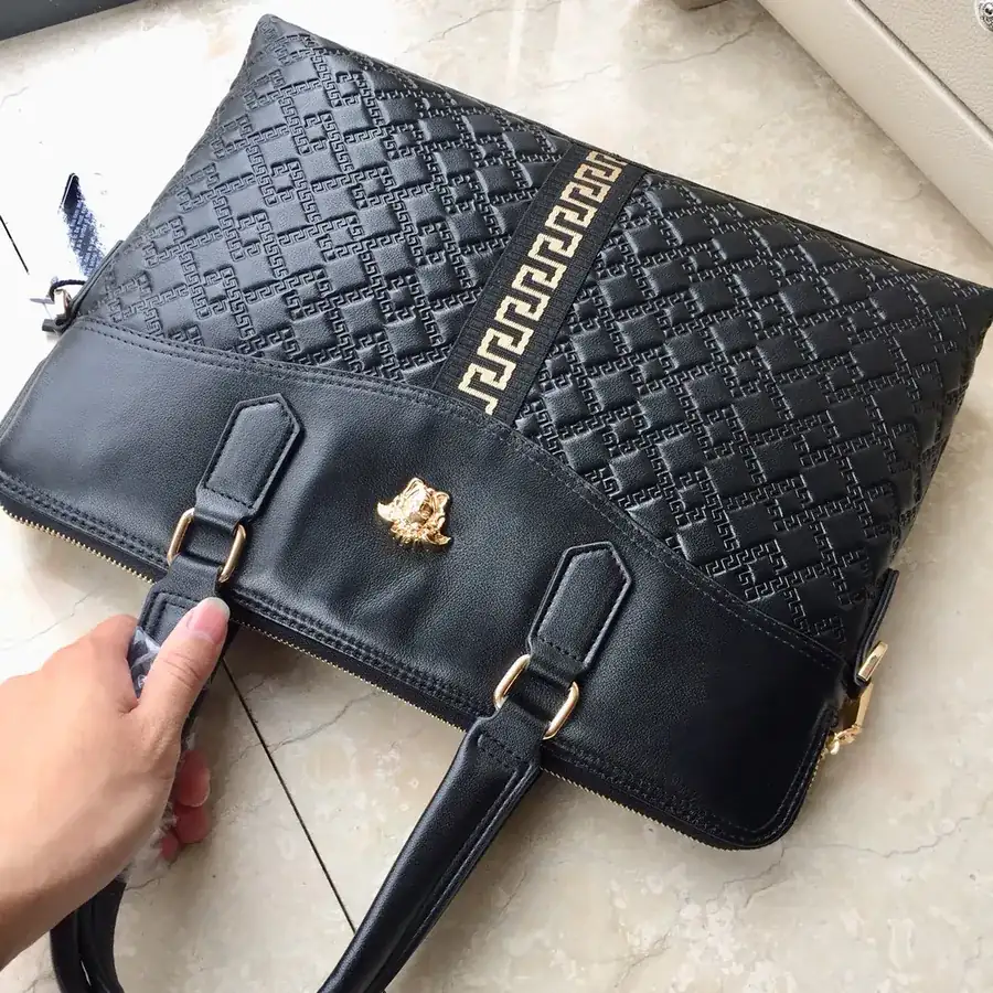 Versace Men's Business Briefcase Premium Quality