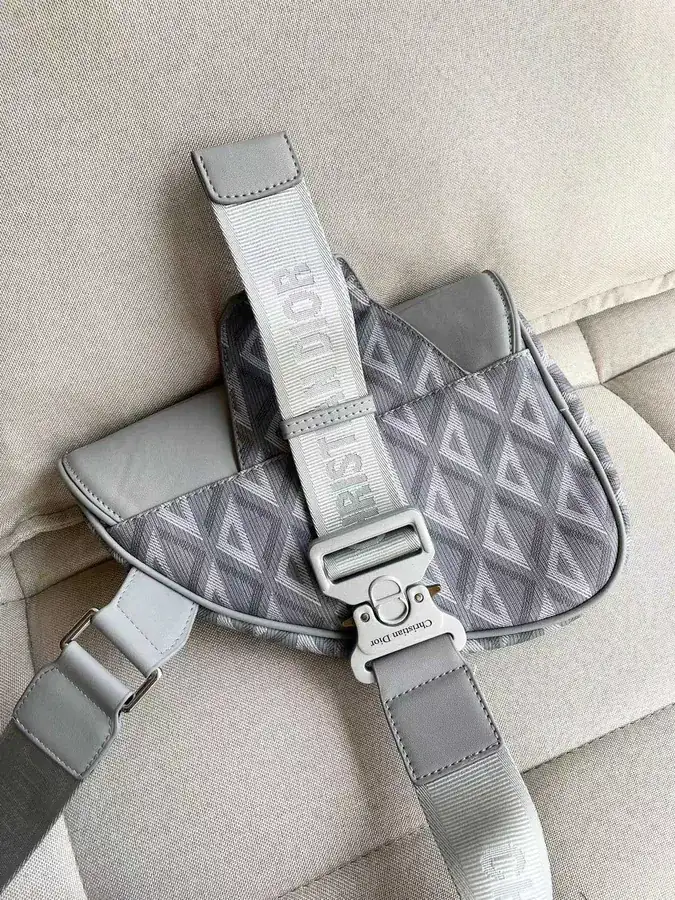 Marc Bohan Diamond Satchel in Black and Gray